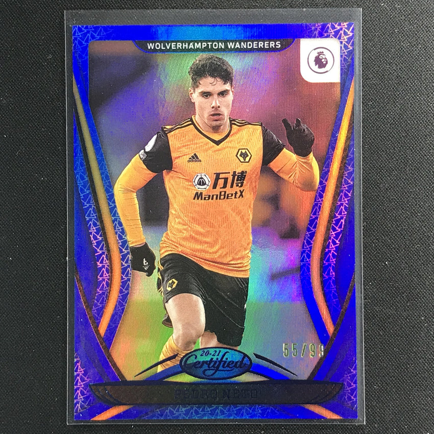 2020-21 Chronicles Epl Pedro Neto Certified Mirror Blue 55/99