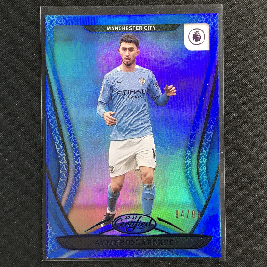2020-21 Chronicles Epl Aymeric Laporte Certified Mirror Blue 94/99