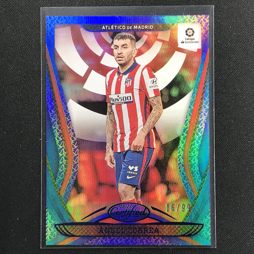 2020-21 Chronicles Laliga Angel Correa Certified Mirror Blue 16/99