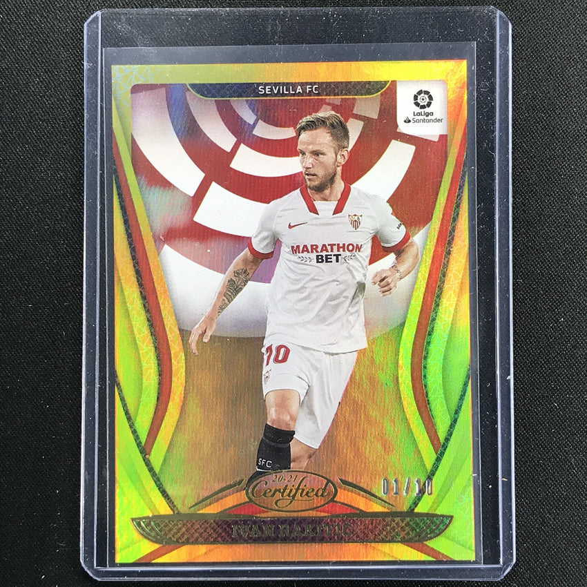2020-21 Chronicles Laliga Ivan Rakitic Certified Mirror Gold 1/10