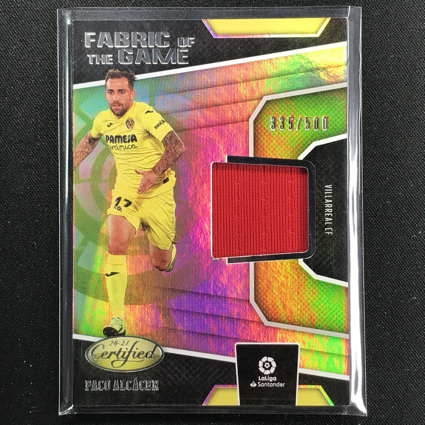 2020-21 Chronicles Laliga Paco Alcacer Certified Fabric Of The Game Jersey /500