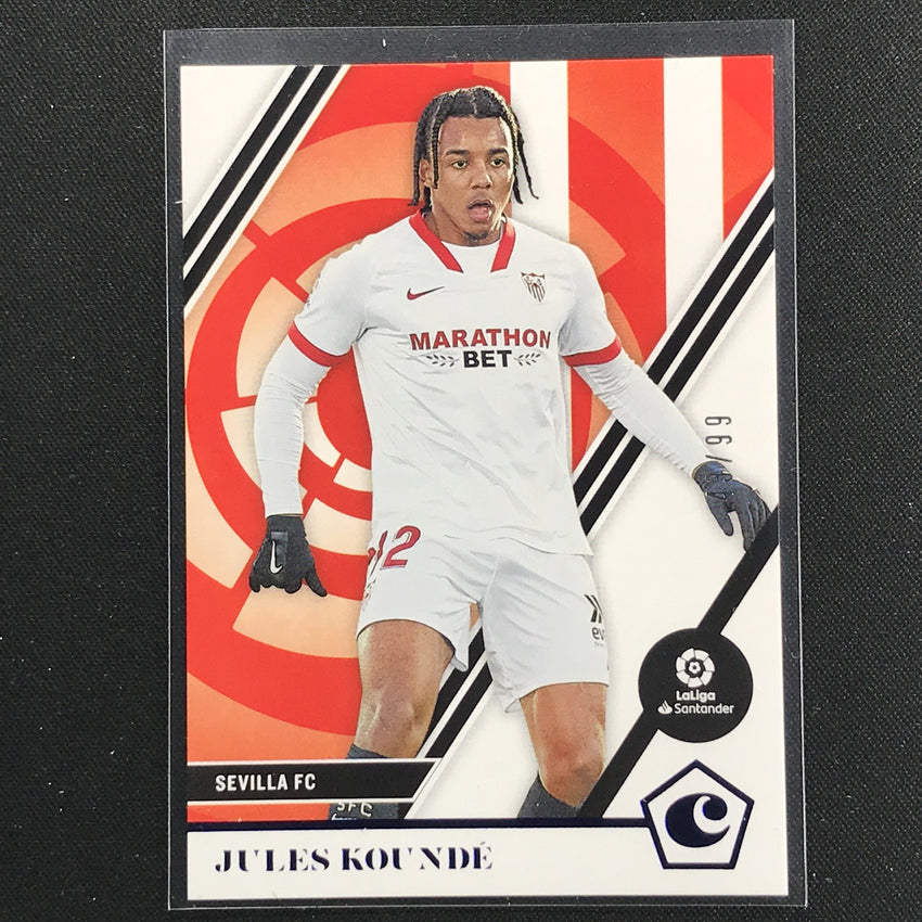 2020-21 Chronicles Laliga Jules Kounde Chronicles Base Set Blue 43/99
