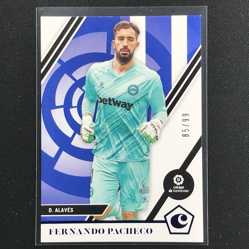 2020-21 Chronicles Laliga Fernando Pacheco Chronicles Base Set Blue 85/99