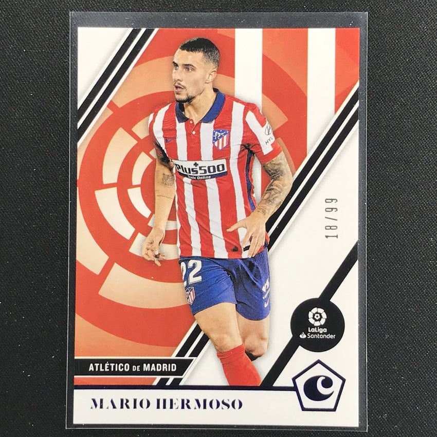 2020-21 Chronicles Laliga Mario Hermoso Chronicles Base Set Blue 18/99