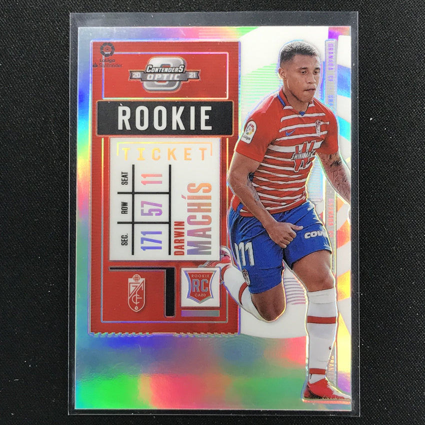 2020-21 Chronicles Laliga Darwin Machis Contenders Optic Rookie Ticket Silver No 4