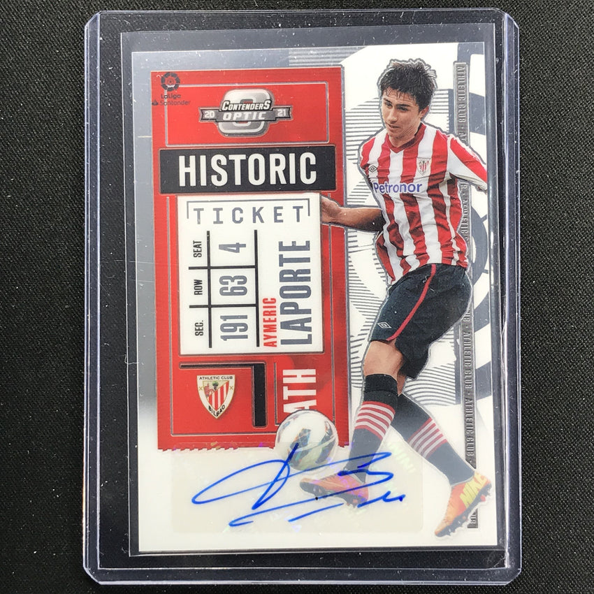 2020-21 Chronicles Laliga Aymeric Laporte Contenders Optic Ticket Auto 157/415