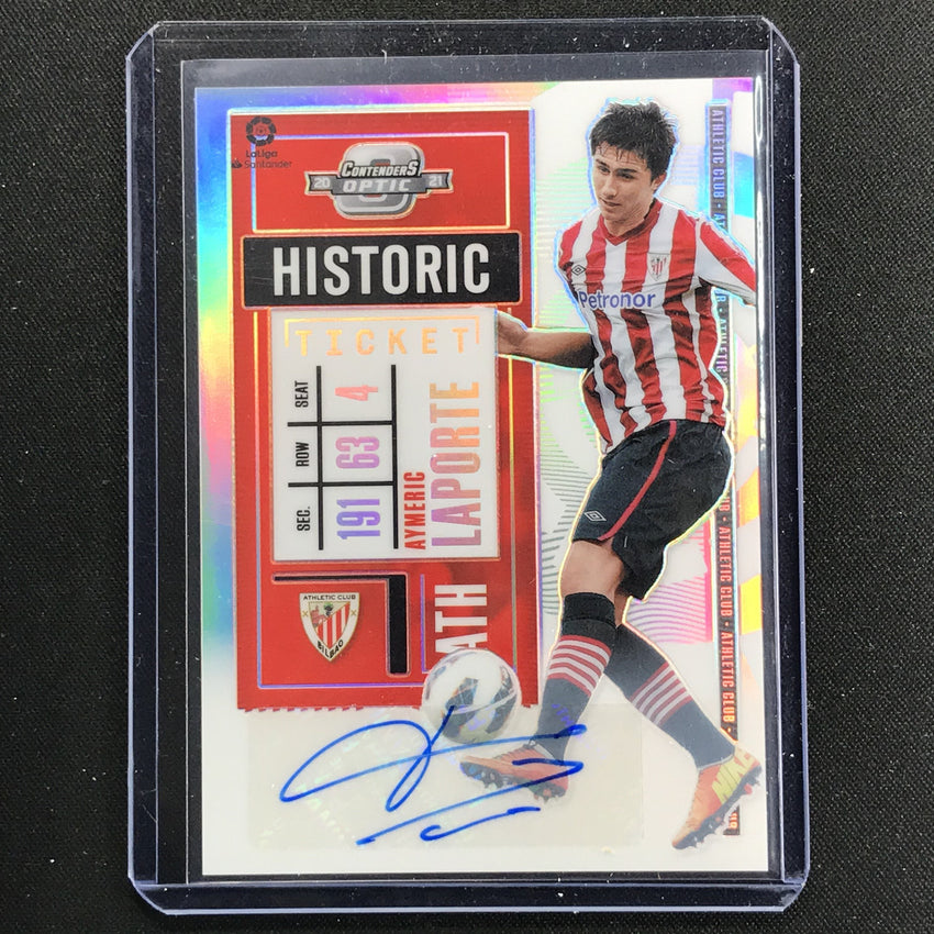 2020-21 Chronicles Laliga Aymeric Laporte Contenders Optic Auto Silver 29/99