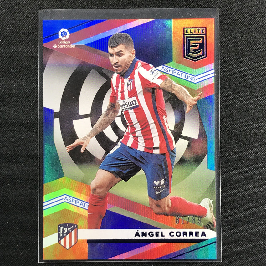 2020-21 Chronicles Laliga Angel Correa Donruss Elite Aspirations Blue 81/89