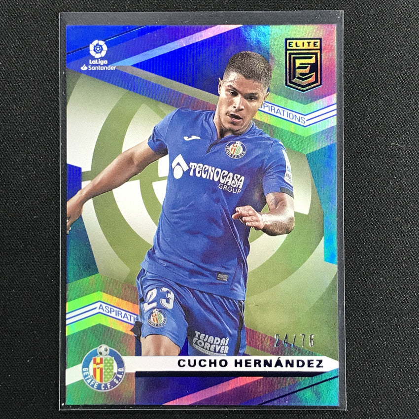 2020-21 Chronicles Laliga Cucho Hernandez Donruss Elite Aspirations Blue 24/76