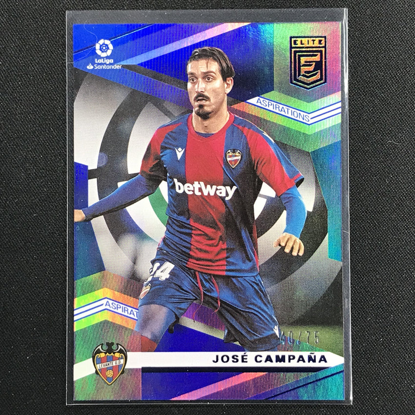 2020-21 Chronicles Laliga Jose Campana Donruss Elite Aspirations Blue 40/75
