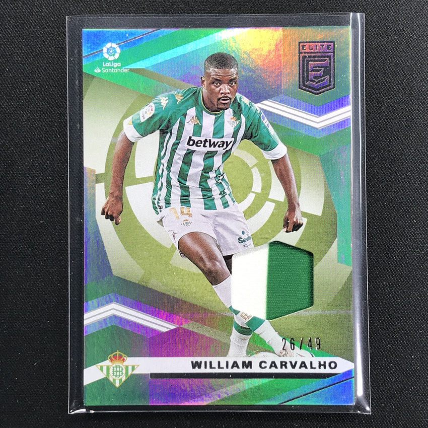 2020-21 Chronicles Laliga William Carvalho Donruss Elite Jersey Silver 26/49