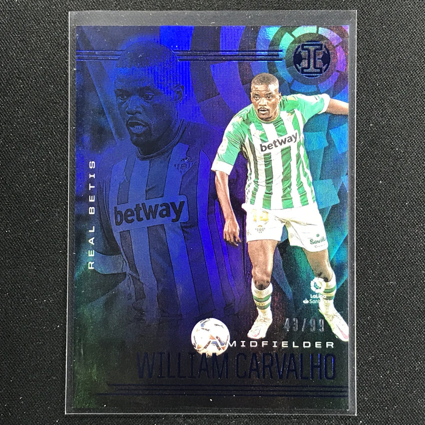 2020-21 Chronicles Laliga William Carvalho Illusions Blue 43/99