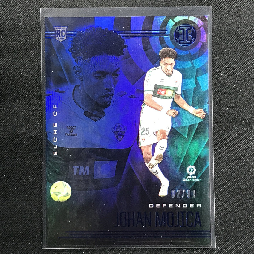2020-21 Chronicles Laliga Johan Mojica Illusions Rookie Blue 2/99