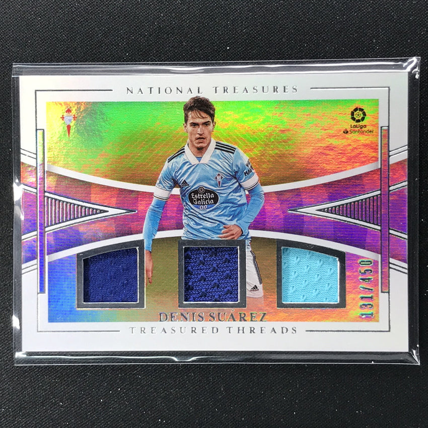 2020-21 Chronicles Laliga Denis Suarez National Treasures Threads Jersey 131/450
