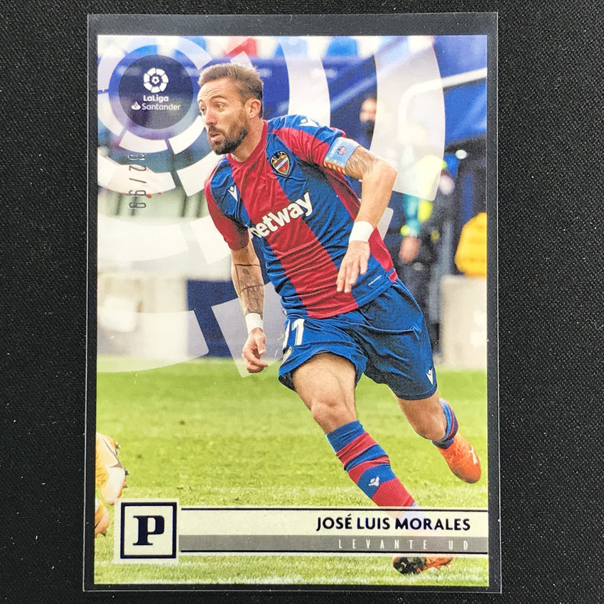 2020-21 Chronicles Laliga Jose Luis Morales Panini Base Blue 32/99