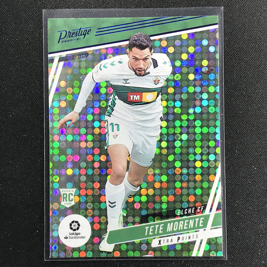 2020-21 Chronicles LaLiga TETE MORENTE Prestige Rookie Blue Circles #8