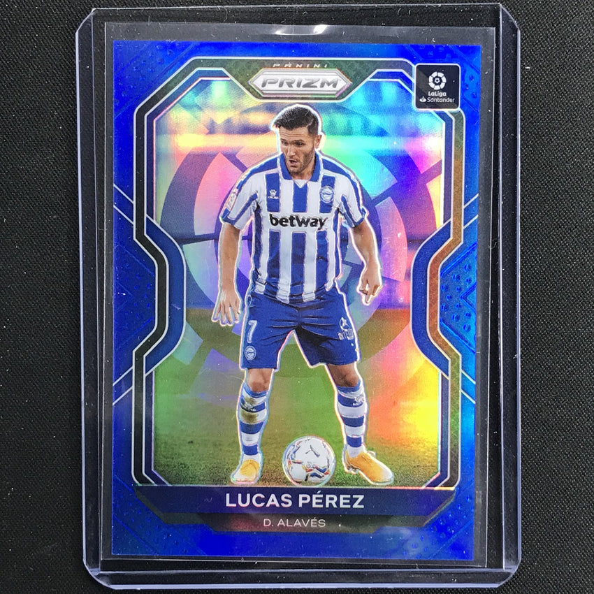 2020-21 Chronicles Laliga Lucas Perez Prizm Blue 4/49