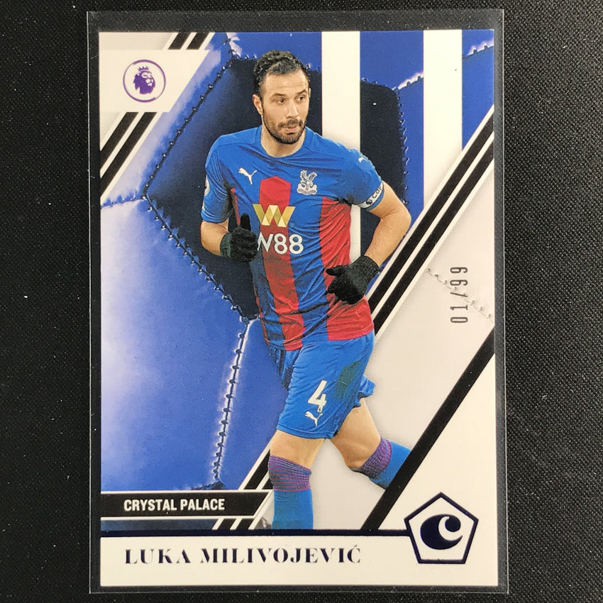 2020-21 Chronicles Epl Luka Milivojevic Chronicles Base Set Blue 1/99