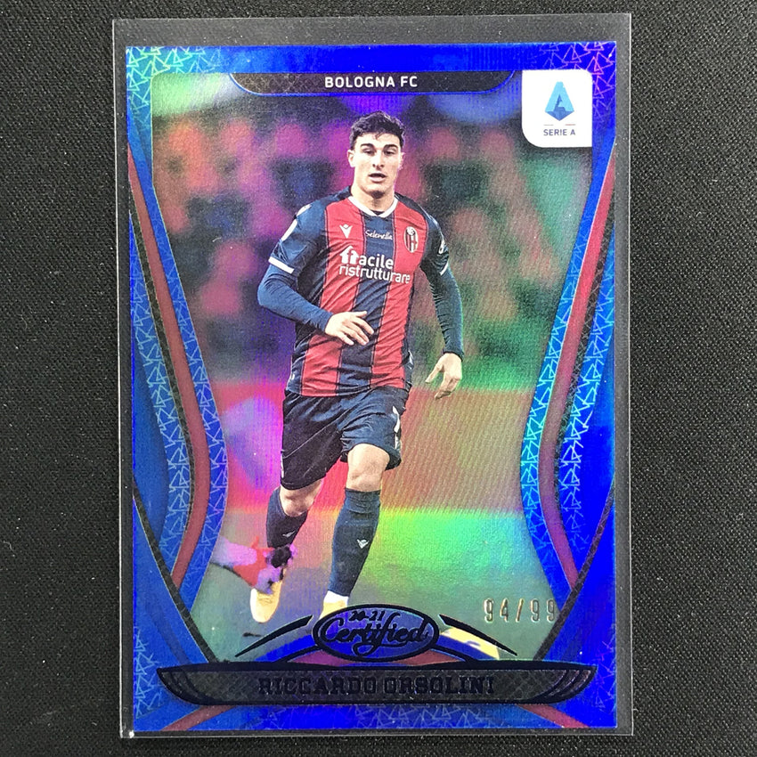 2020-21 Chronicles Serie A Riccardo Orsolini Certified Mirror Blue 94/99