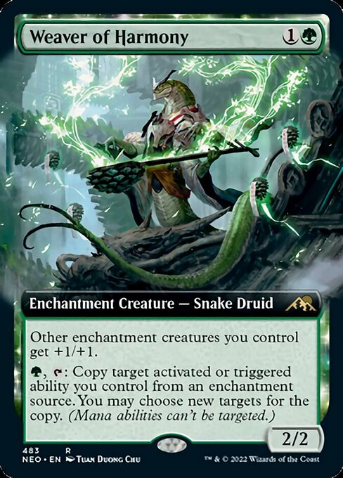 EXTENDEDWeaver of Harmony 483 -  Kamigawa Neon Dynasty