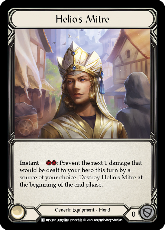 COLD FOIL Helio's Mitre - UPR183 - Common Uprising