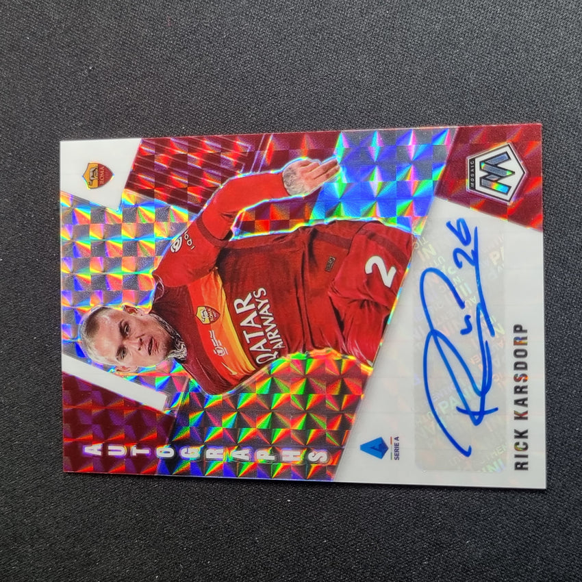 2020-21 Mosaic Serie A Rick Karsdorp Autographs No Rk