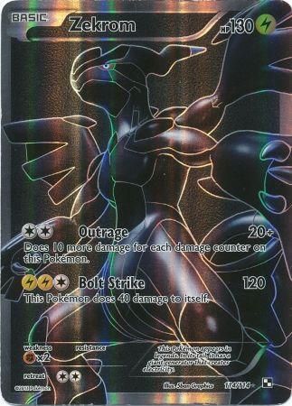 Zekrom - 114/114 - Ultra Rare Cherry Collectables Zekrom - 114/114 - Ultra Rare Cherry Collectables