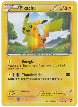Pikachu - 115/114 - Ultra Rare-Cherry Collectables