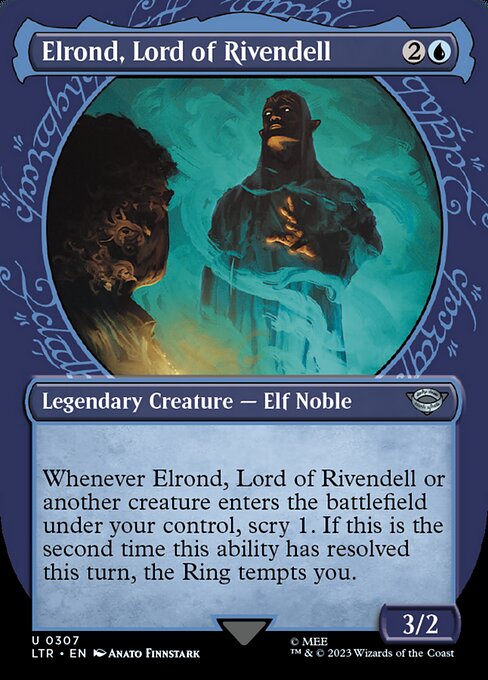 SHOWCASE Elrond, Lord of Rivendell #307  - Uncommon Lord of the Rings: Tales of Middle-Earth