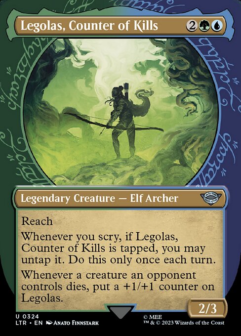 SHOWCASE Legolas, Counter of Kills #324  - Uncommon Lord of the Rings: Tales of Middle-Earth