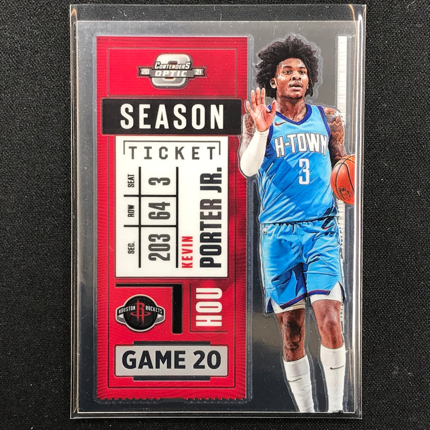 2020-21 Contenders Optic KEVIN PORTER JR. Season Ticket Base #12
