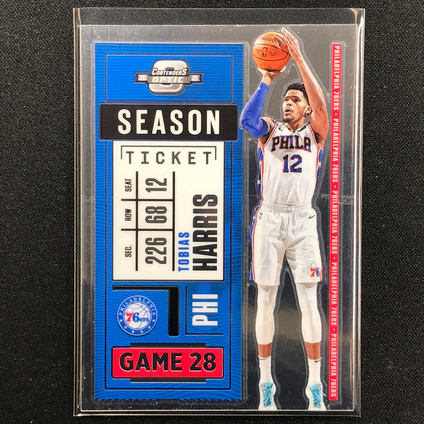 2020-21 Contenders Optic TOBIAS HARRIS Season Ticket Base #70