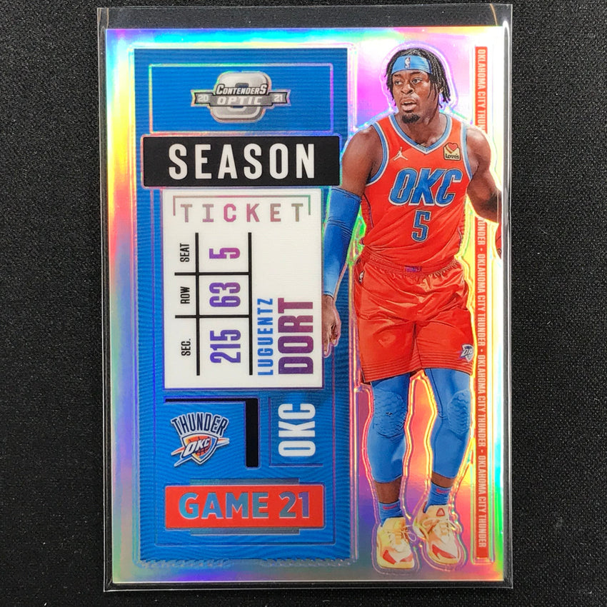 2020-21 Contenders Optic LUGUENTZ DORT Season Ticket Silver Prizm #39
