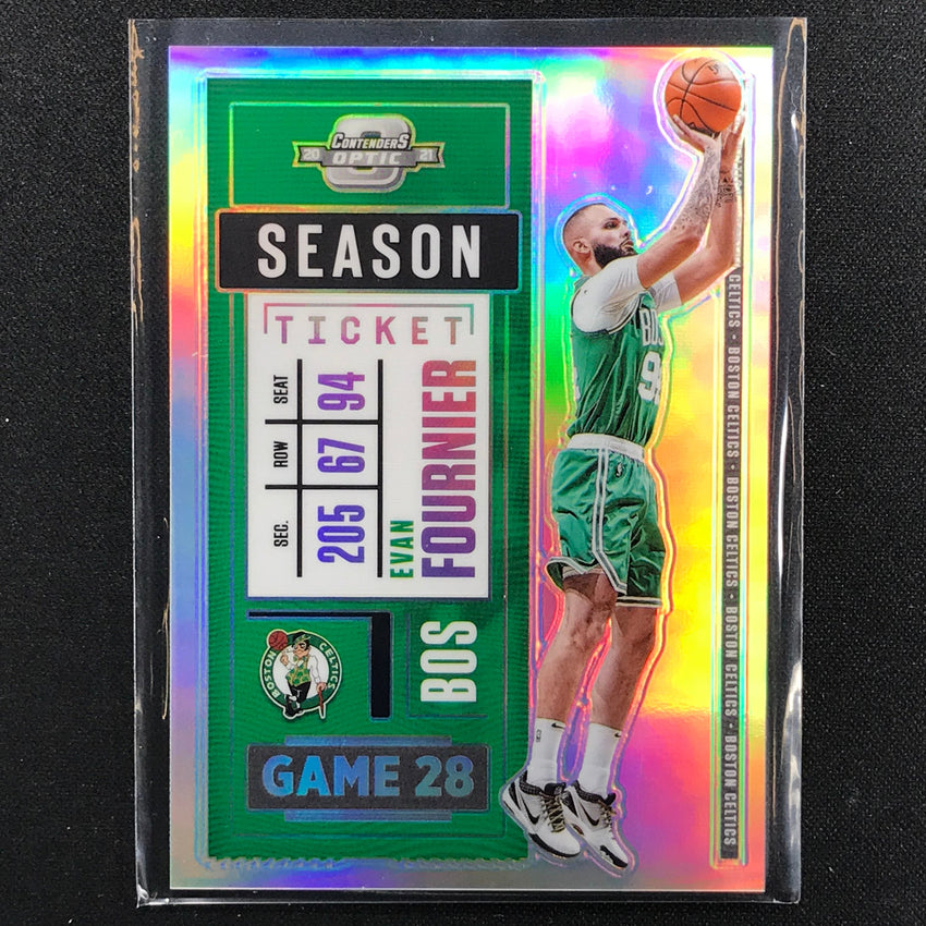 2020-21 Contenders Optic EVAN FOURNIER Season Ticket Silver Prizm #72