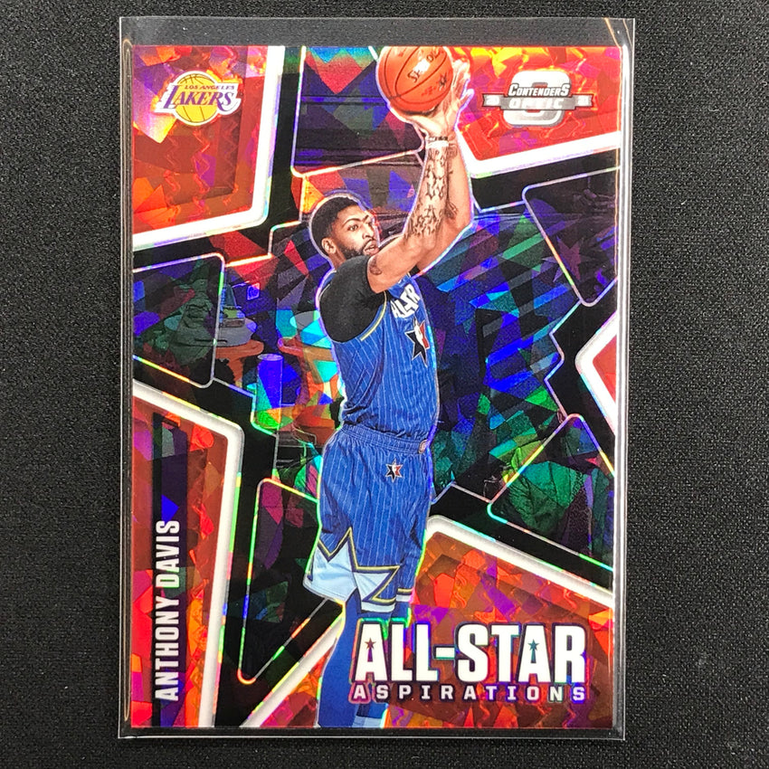 2020-21 Contenders Optic Anthony Davis All-star Aspirations Red Cracked Ice No 8