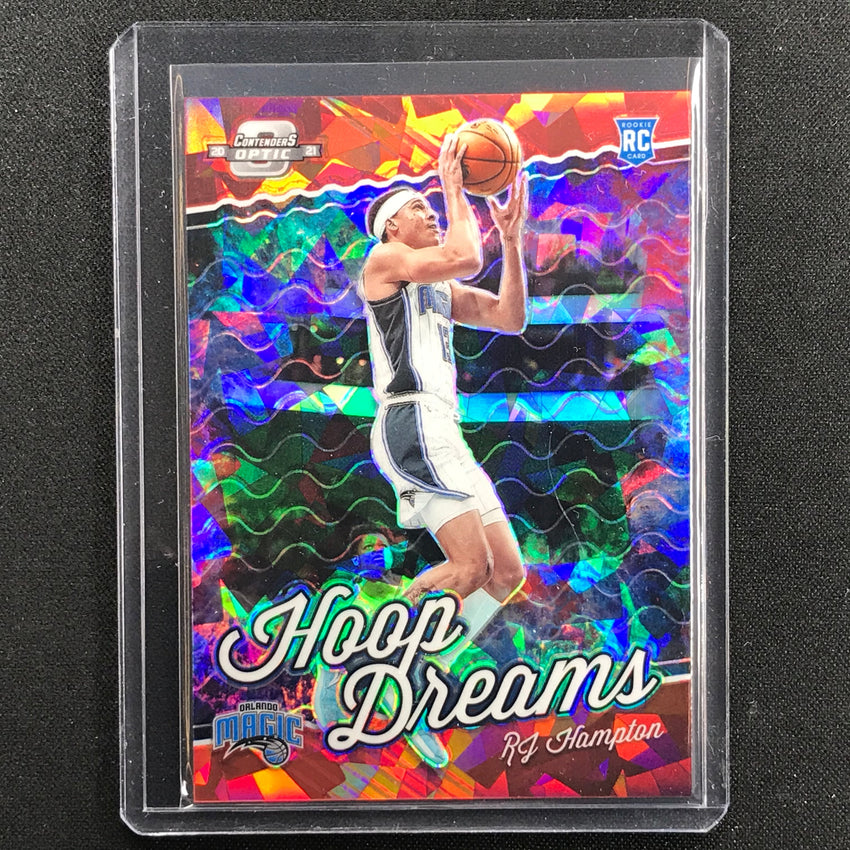 2020-21 Contenders Optic RJ HAMPTON Hoop Dreams Rookie Red Cracked Ice #1