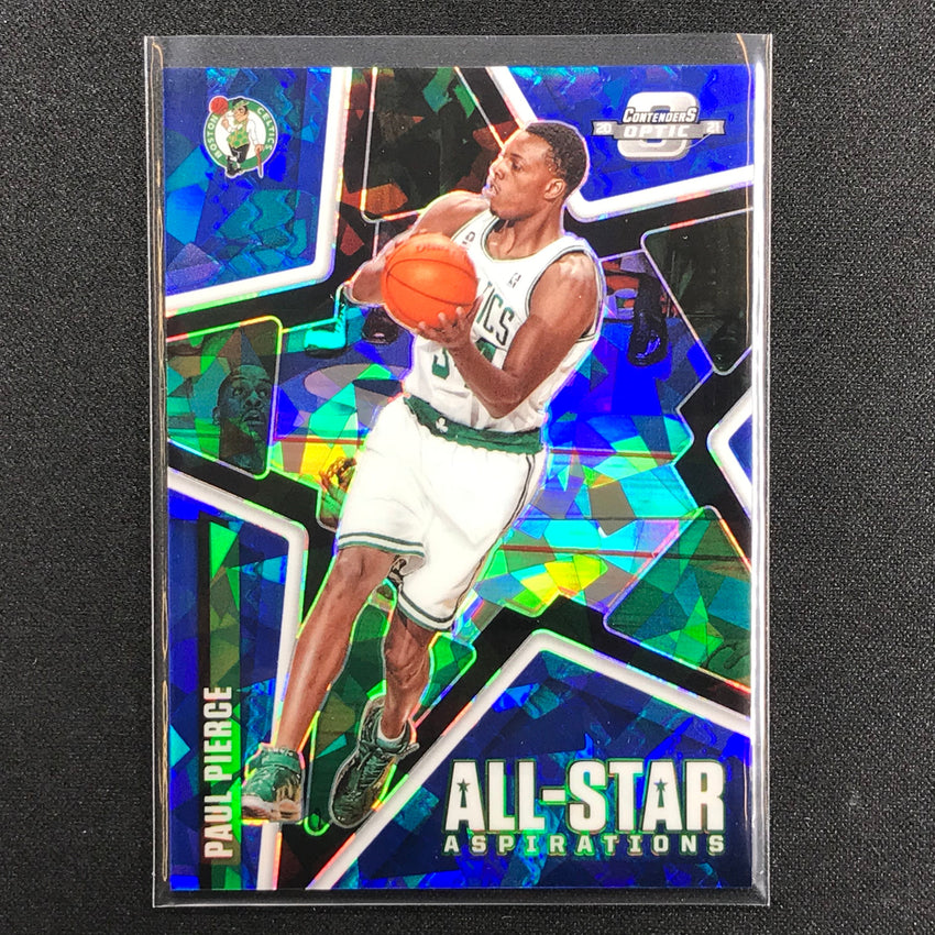 2020-21 Contenders Optic Paul Pierce All-star Aspirations Blue Cracked Ice No 23