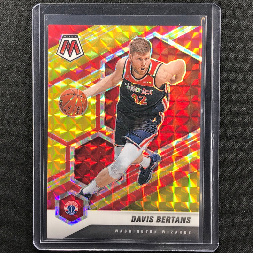 2020-21 Mosaic Davis Bertans Choice Fusion Red And Yellow 38/88