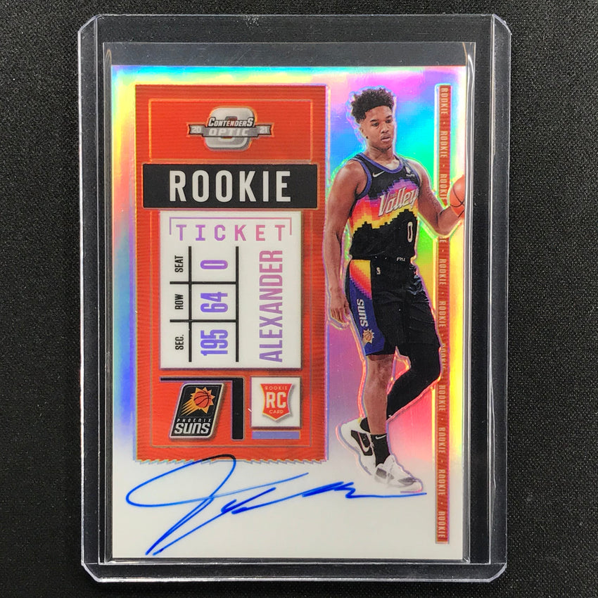 2020-21 Contenders Optic Ty-shon Alexander Rookie Ticket Auto Variation No 138