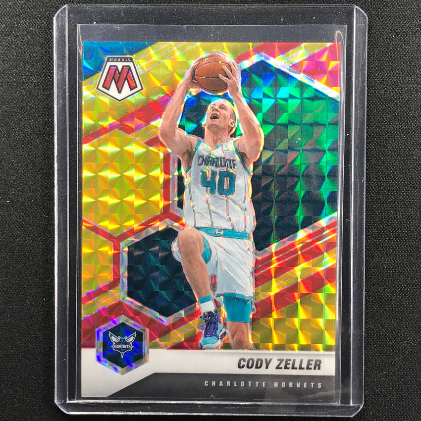 2020-21 Mosaic Cody Zeller Choice Fusion Red And Yellow 37/88