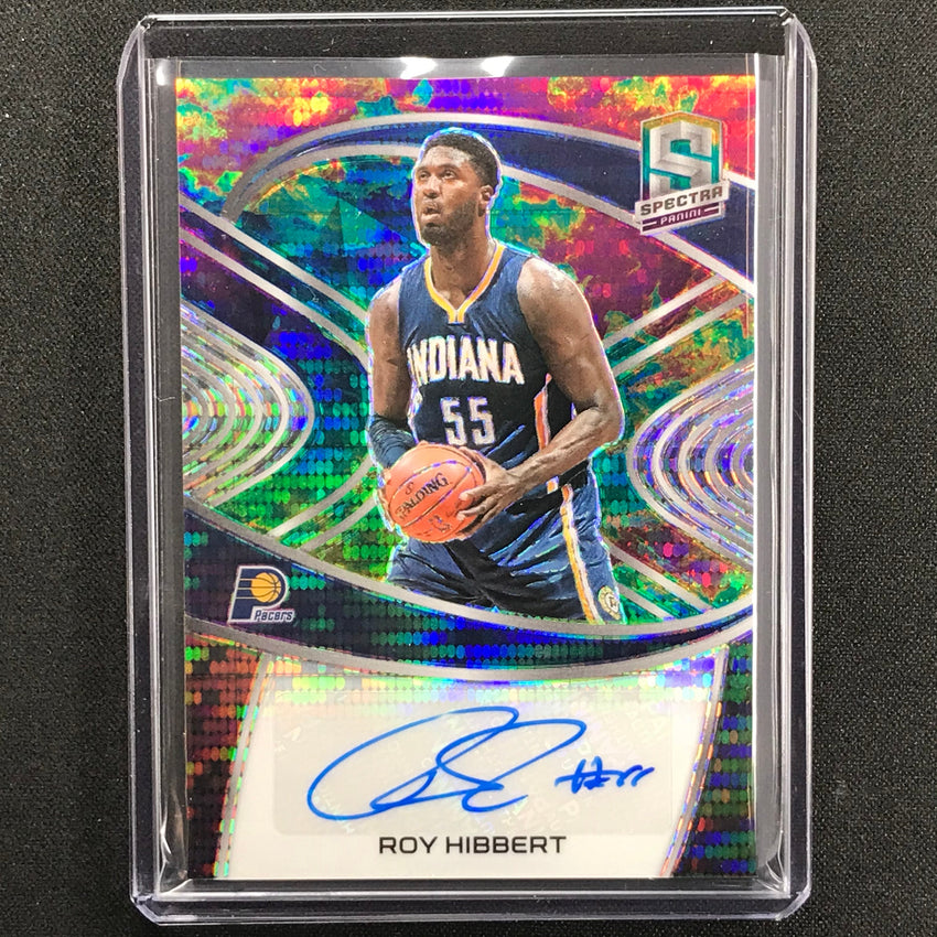 2020-21 Spectra Roy Hibbert Signatures Auto Celestial 4/35