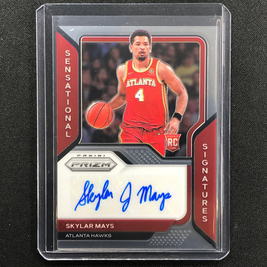 2020-21 Prizm Skylar Mays Sensational Signatures Rookie Auto No Smy