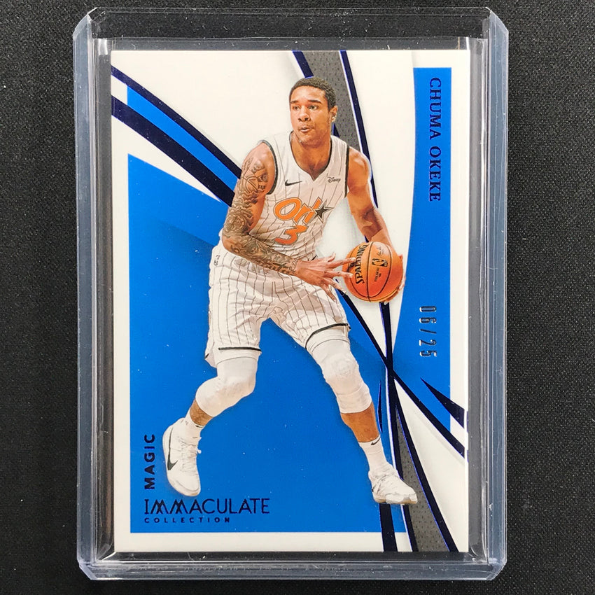 2020-21 Immaculate Chuma Okeke Base Blue 6/25