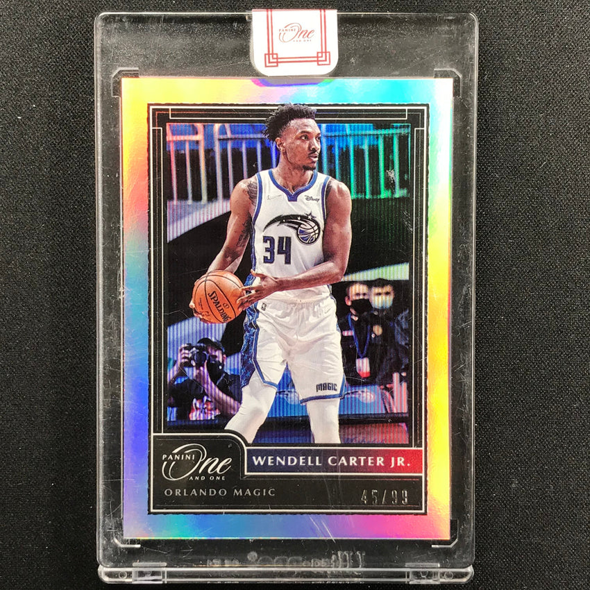 2020-21 One And One Wendell Carter Jr. Base Silver 45/99