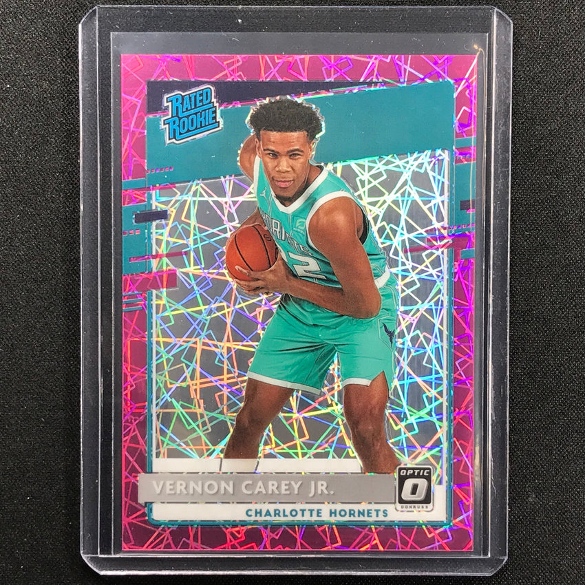 2020-21 Donruss Optic Vernon Carey Jr. Rated Rookie Pink Velocity 37/79