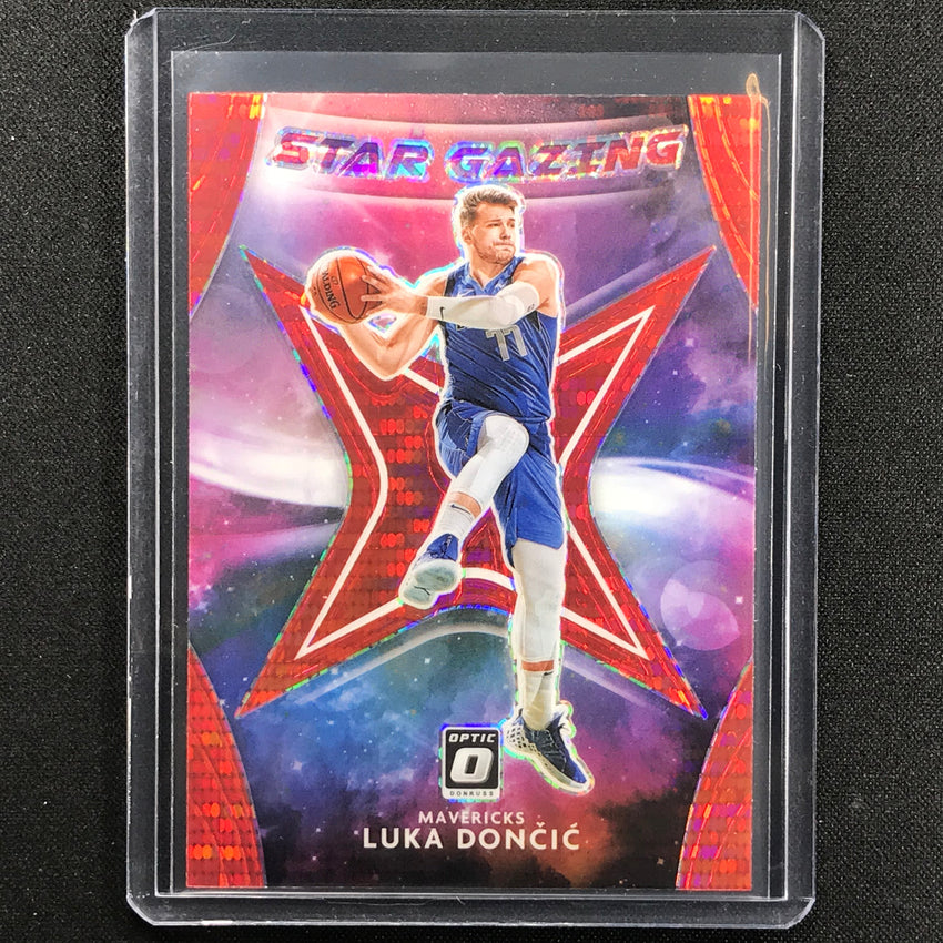 2020-21 Donruss Optic LUKA DONCIC Star Gazing Red Pulsar #4