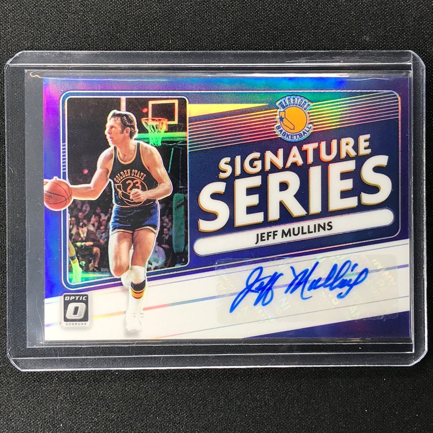 2020-21 Donruss Optic Jeff Mullins Signature Series Auto Purple No Jmu