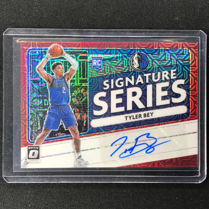 2020-21 Donruss Optic TYLER BEY Signature Series Rookie Auto Choice Red #TYB