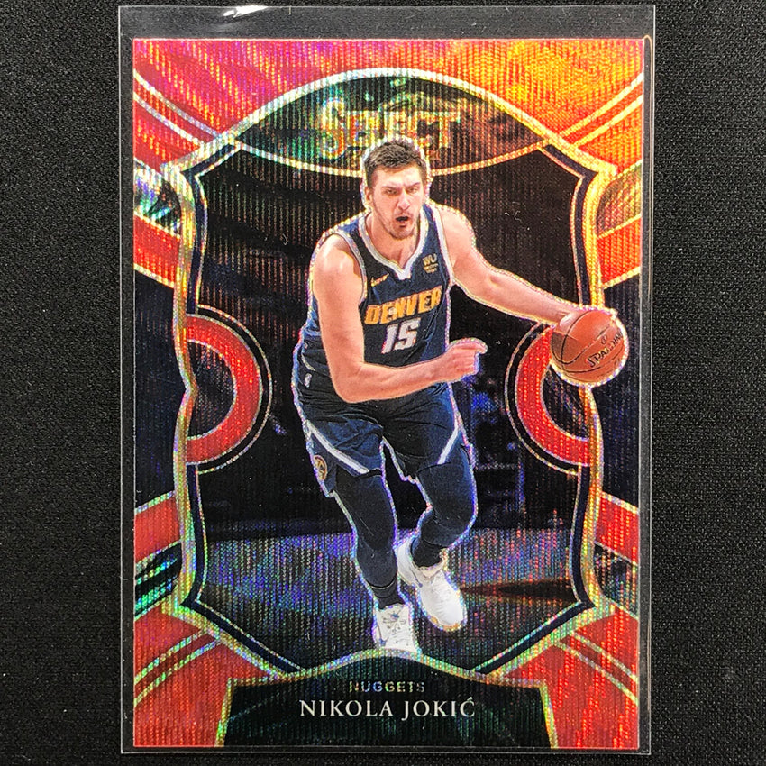 2020-21 Select Nikola Jokic Concourse Red Wave No 58