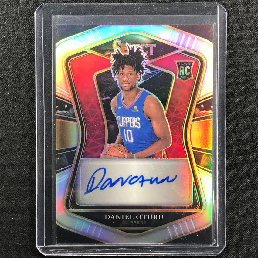 2020-21 Select Daniel Oturu Rookie Signatures Auto Silver 1/249